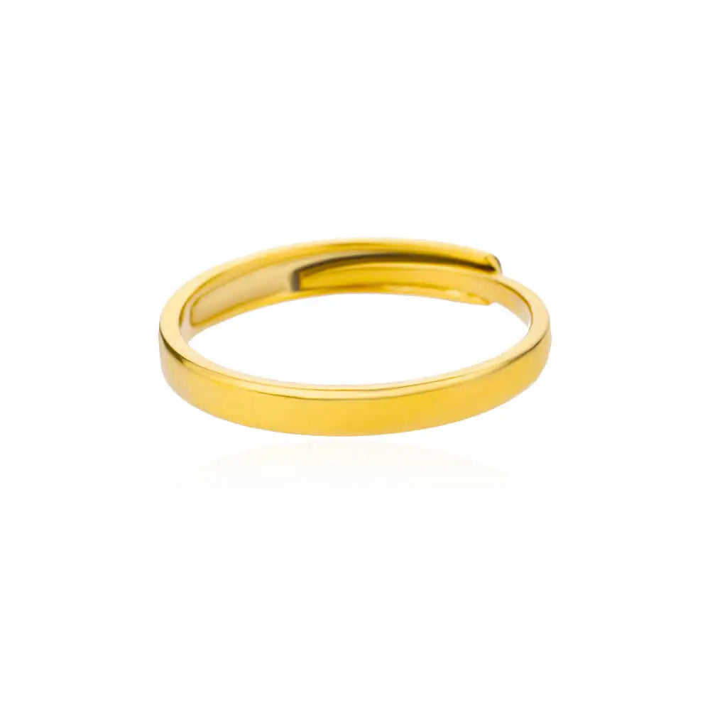 Bague Dorée Acier Inoxydable 316L – Anti-Décoloration