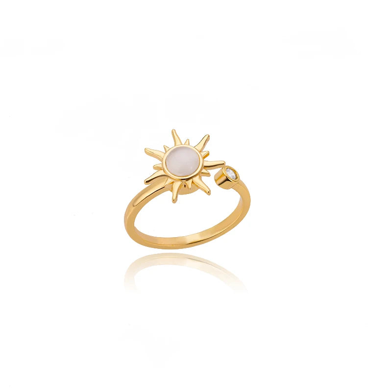 Bague Dorée Acier Inoxydable 316L – Anti-Décoloration