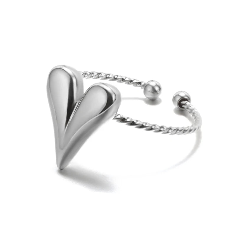 Bague Dorée Acier Inoxydable 316L – Anti-Décoloration