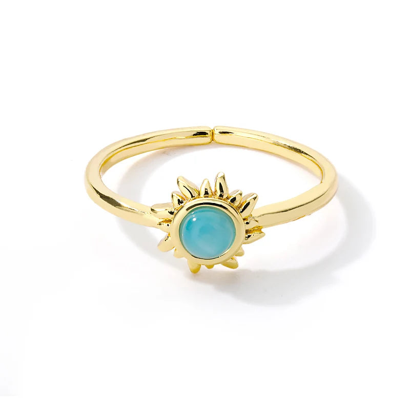 Bague Dorée Acier Inoxydable 316L – Anti-Décoloration