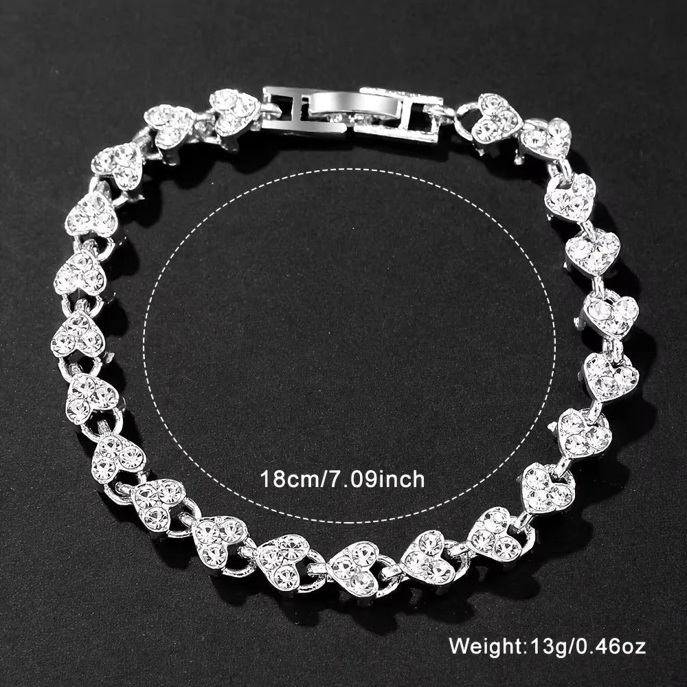 Montre Femme Quartz Bracelet Acier – Strass & Élégance